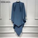 Siskakia Dubai Turkish Turban Solid Muslim Women khimar Wrap Malaysia Shawls Scarves Moroccan Hijabs 15 colors Eid 2021