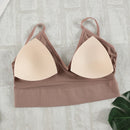 CHRLEISURE 2Pcs Bra Set Underwear Set Women Panties Sexy G-String Seamless Bralette Female Lingerie Soft Tank Crop Top 2022 New