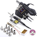 JCD 8898 750W Soldering Station 2 in 1 LCD Digital display Rework Welding Station Kit Soldering Iron Hot Air Repair Solder tools