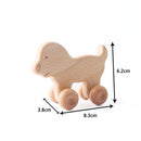 1PC Baby Toy Beech Wood Blocks Cartoon Car Educational Montessori Toys Children Teething Play Gym Baby Birthday Gift Products