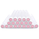 20Pcs Reusable Eyebrow Brush Tube Dust-Proof Eyelash Brush Tube Replaceable Makeup Brushes Mascara with New Eyelash Resin Drill