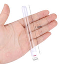 20Pcs Reusable Eyebrow Brush Tube Dust-Proof Eyelash Brush Tube Replaceable Makeup Brushes Mascara with New Eyelash Resin Drill