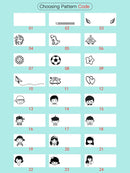 Custom-Made Stamp Baby Boys Girls DIY Toys For Children Customized Sticker Name Seal Student Clothes Chapter No Fade Security 01