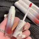 Cute Mirror Lipstick Makeup Matte Texture Waterproof Long Lasting Sweat Resistant Rich Color Silky Lip Glaze Lip Tint Maquillaje