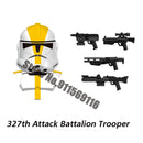 DISNEY ARC Clone Troopers Building Blocks LUKE Skywalker Mandalorians Boba Fett Palpatine Yoda R2D2 Bricks Action Figures Toys