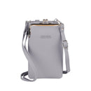 Women Wallets Brand Pu Leather Mobile Phone Bags Big Card Holders Wallet Handbag Purse Clutch Shoulder Crossbody Bags Lady 2022