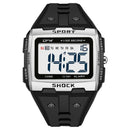 Big Numbers Easy to Read 5ATM Water Resistant Men Digital Watch Outdoor Sport