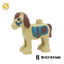 Original Big Size Assemble Building Blocks Accessory Toys For Children Compatible Big Size Animals Sets Zoo Bricks Baby Gifts
