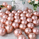 10Pcs 20pcs 5inch Gold Silver Purple Green Blue Metal Balloon Wedding Balloons Happy Birthday Latex Metal Chrome Ballon Decor