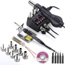 JCD 8898 750W Soldering Station 2 in 1 LCD Digital display Rework Welding Station Kit Soldering Iron Hot Air Repair Solder tools