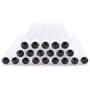 20pc Reusable Eyebrow Brush Tube Leopard Serpentine Diamond Flask Mascara Wand Dust-proof Eyelash Extension Supplies Makeup Tool