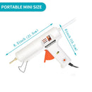 Chanseon 150W EU/US Hot Melt Glue Gun Smart Adjustable Temperature Copper Nozzle Heater Muzzle Diameter 11mm Craft Repair Tool