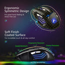 Wired Gaming Mouse USB Computer Mouse Gaming RGB Mause Gamer Ergonomic Mouse 7 Button 5500DPI LED Silent Game Mice For PC Laptop