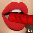 QIBEST Brand 34 Colors Liquid Lipstick Waterproof Matte Nude Lipstick Pigment Red Long Lasting Lip Gloss Women Makeup Lipgloss
