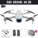 2022 New Mini Drone S89 pro 4k Profesional HD Dual Camera WiFi Fpv Drones Height Preservation Rc Helicopters Quadcopter Toys