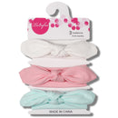 3Pcs/set Baby Headband Floral Solid Color Dot Printed Pink Bows Newborn Baby Girl Headband Hair Accessories Girls Turban