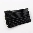 50 Pcs Disposable Crystal Eyelash brush Mascara Wands Applicator Diamond Eye Lash brushes Eyelash Extension women Makeup tools