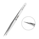 Stainless Steel Precision Tweezers Fingerprint Flying Wire Industrial Tweezers Phone Motherboard Chip Repair Hand Tools