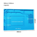 ESD Heat Insulation Working mat Soldering Station Iron Phone Computer Repair Mat Magnetic Heat-resistant BGA Insulator Platform