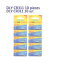 10pcs/lot CR311 CR316 CR322 CR416 CR420 CR425 CR435 DLY ZH Floats Lithium Pin Luminous Electric 3 Votage Fishing Tools Tackle