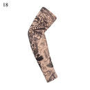 1PC Street Tattoo Arm Sleeves Sun UV Protection Arm Cover Seamless Outdoor Basketball Riding Sunscreen Arm Sleeves For Men Women