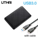 UTHAI T22 2.5" SATA to USB3.0 HDD Enclosure Mobile Hard Drive Cases for SSD External Storage HDD Box With USB3.0/2.0 Cable ABS