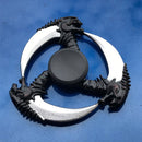 Anime Game Weapon Fidget Spinner Colorful Metal Zinc Alloy Ninja Shuriken Darts Hand Spinner Smooth Electroplate Fidget Gryo Toy