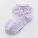 Cute Lace Flower Mesh Summer Newborn Baby Socks Cotton Baby Girl Socks See Through Anti Slip Socks Calcetines Skarpetki Sokke