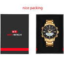 KAT-WACH Watch Male 2022 Sports Digital Watches Men Waterproof Steel Military Quartz Watch For Men Wristwatch Relogio Masculino
