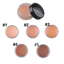 New 1Pcs 10g Natural Concealer Fade Wrinkles & Dark Circles Face Oil Control Foundation Smooth Concealer Setting Cream 5 Colors