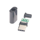 10 pcs/lot Type-C Mirco USB Connectors Male Jack Tail Plug Electric Terminals Conector Case Phone Prise