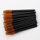 50 Pcs Disposable Crystal Eyelash brush Mascara Wands Applicator Diamond Eye Lash brushes Eyelash Extension women Makeup tools