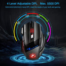 Wired Gaming Mouse USB Computer Mouse Gaming RGB Mause Gamer Ergonomic Mouse 7 Button 5500DPI LED Silent Game Mice For PC Laptop