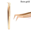 1 Pcs Eyelashes Tweezers Stainless Steel superhard Tweezers High Precision Anti-static tweezers for Eyelash Extensions