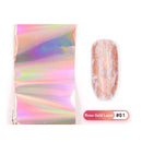 1 Roll Pink Gold Sliver Nail Foils Sparkly Sky Glitter Nail Art Transfer Stickers Slider Paper Nail Art Manicures Decoration New