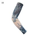 1PC Street Tattoo Arm Sleeves Sun UV Protection Arm Cover Seamless Outdoor Basketball Riding Sunscreen Arm Sleeves For Men Women