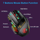 Rechargeable Wireless Mouse Gamer For Computer RGB Gaming Mouse Bluetooth USB Mouse Silent Ergonomic Mause For Laptop PC Mice