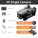 2022 New Mini Drone XT6 4K 1080P HD Camera WiFi Fpv Air Pressure Altitude Hold Foldable Quadcopter RC Drone Kid Toy GIft VS E520