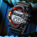 Cool Luminous Men Sport Watch High-end Silicone Strap Military Wrist Watch Led Calendar Waterproof Digital Watch reloj de hombre