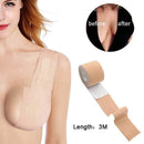 1 Roll Women Push Up Bras For Self Adhesive Silicone Breast Stickers Strapless Body Invisible Bra DIY Breast Lift Up Boob Tape