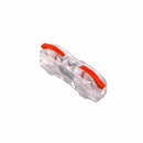 Wire Connector 222-412 2 Pin Splicing Terminal Blocks Led Strip Lighting Electric Quick Connectors Mini Conductor Rail Conector
