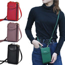 Fashion Cellphone Shoulder Bag Women PU Leather Crossbody Bag 2022 New Handbag Card Holder Messenger Bag Flap Wallet