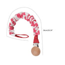 Baby Infant Cotton Pacifier Clip for Newborn Teething Soother Chew Dummy Chains Dropship