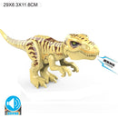 Jurassic World 2 Brutal Raptor Building Blocks Dinosaur Bricks Tyrannosaurus Indominus I-Rex Assemble Dino Kids Toys