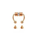2021 Fake Piercing Nose Ring Alloy Nose Piercing Hoop Septum Rings For Women Fashion Body Jewelry Gifts Magnetic Fake Piercing