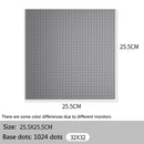 32*32 50*50 Dots Classic Base Plates Blocks DIY Small Size City Road Bricks Baseplates Construction Building Toys For Kids Gifts