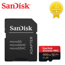 SanDisk Extreme Pro Flash 128GB Card Micro SD Card SDXC UHS-I 400GB 256GB 64GB U3 V30 TF Card Memory Card Adapter for Camera DJI