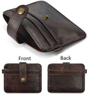 Men Genuine Leather Slim Wallet Male Small Purse Mini Money Bag Walet Thin Portomonee carteras Man&