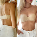 Women Sexy Strapless Bra Invisible Push Up Bras Underwear Seamless Solid Without Straps Bralette Lingerie