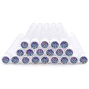 20Pcs Reusable Eyebrow Brush Tube Dust-Proof Eyelash Brush Tube Replaceable Makeup Brushes Mascara with New Eyelash Resin Drill
